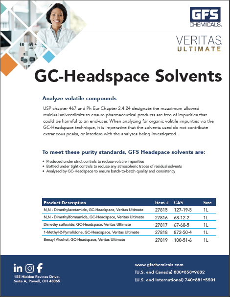GC Heassoace Solvents Brochure GFS Chemicals